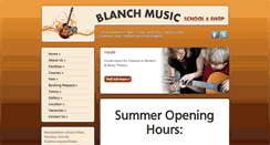Desktop Screenshot of blanchmusic.com